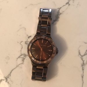 Michael Kors barely worn chocolate brown watch